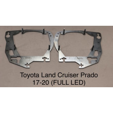 Переходные рамки Toyota Land Cruiser Prado 150 Рестайлинг 2 (2017-2020 г.в.) LED 